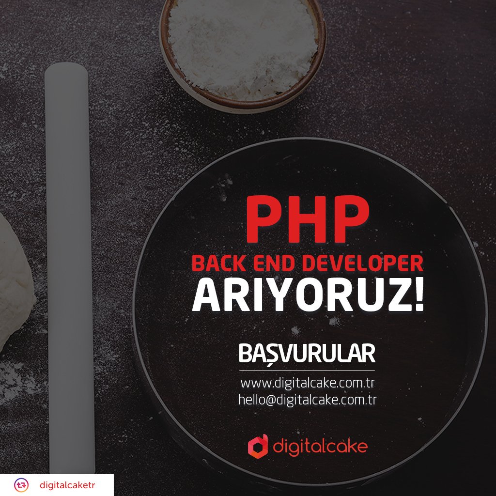 digitalcakeTR's tweet photo. Dikkat! Bu bir RE-re-posttur!️ 😂
⚽️Halı saha maçına çağırsak gelirsiniz ama işe gelince yok. Biz hala Php Back End Developer arıyoruz! 😂😂😂
.
.
Başvuru ve detaylar web sayfamızda: https://t.co/fOUIkmyGAh
.
.
#işilanı #kariyer #php #backend #developer#istanbul #digitalcake https://t.co/8qGSN4NNlQ