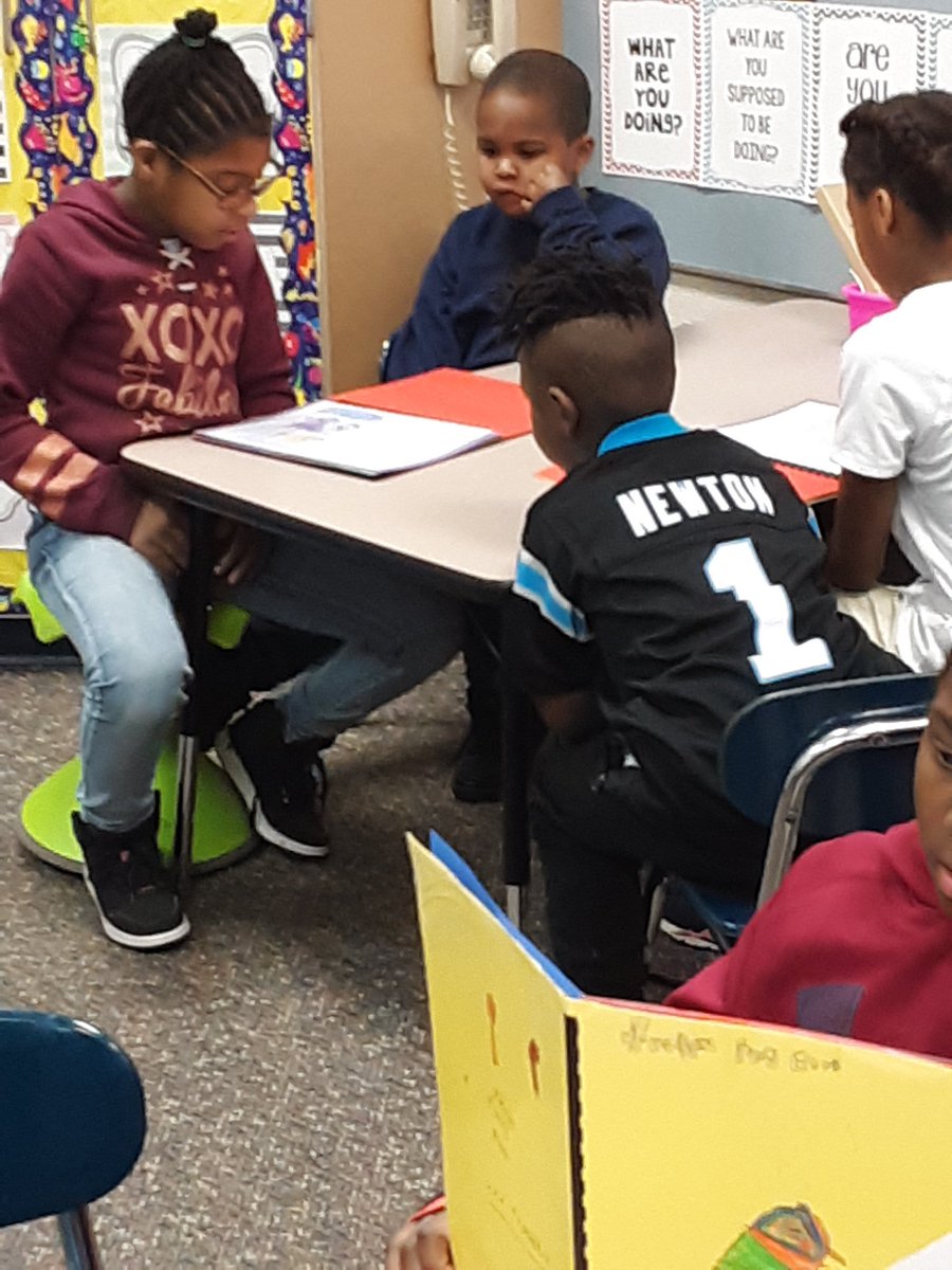 kmcmullenc's tweet photo. 3rd grade reading aloud our frog books we made this quarter with kindergarten. #WorldReadAloudDay2019 @WakelonES #ItStartsWithUs https://t.co/h6ZmRjYabp