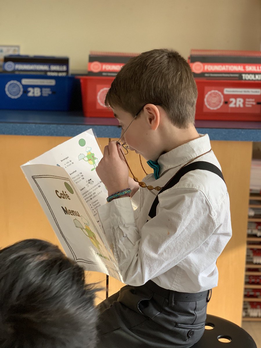 Mr. Green 🍎 (@mrgreensjungle) on Twitter photo 100 year old student orders from our Jungle Café menu during Math Centers as another student takes his order. He never broke character all day. #100thDayofSchool #HollywoodHereHeComes 100 year old student orders from our Jungle Café menu during Math Centers as another student takes his order. He never broke character all day. #100thDayofSchool #HollywoodHereHeComes