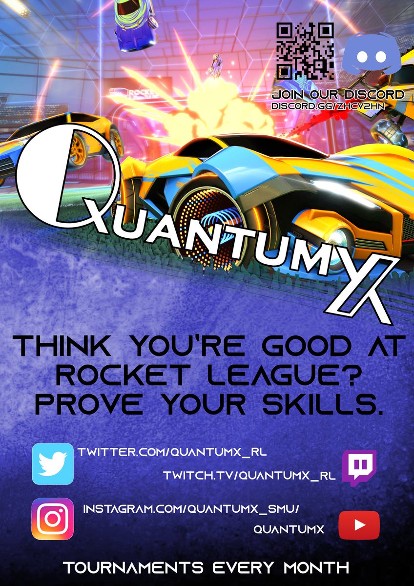 QuantumX_RL's tweet photo. Think You are good at Rocket League? Prove it! https://t.co/gxogwZUFui
