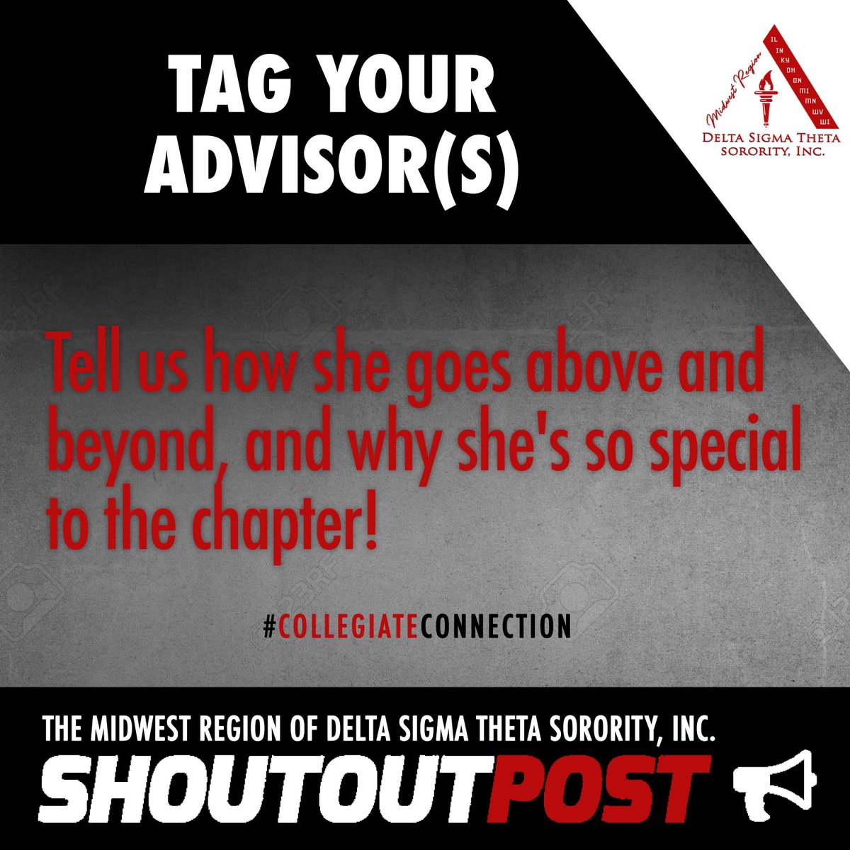 DST1913Midwest's tweet image. Tag your advisor(s) and tell us how she’s integral to the chapter and what makes her a force behind the chapter! 
#collegiateconnection 
#chapteradvisorappreciationpost
