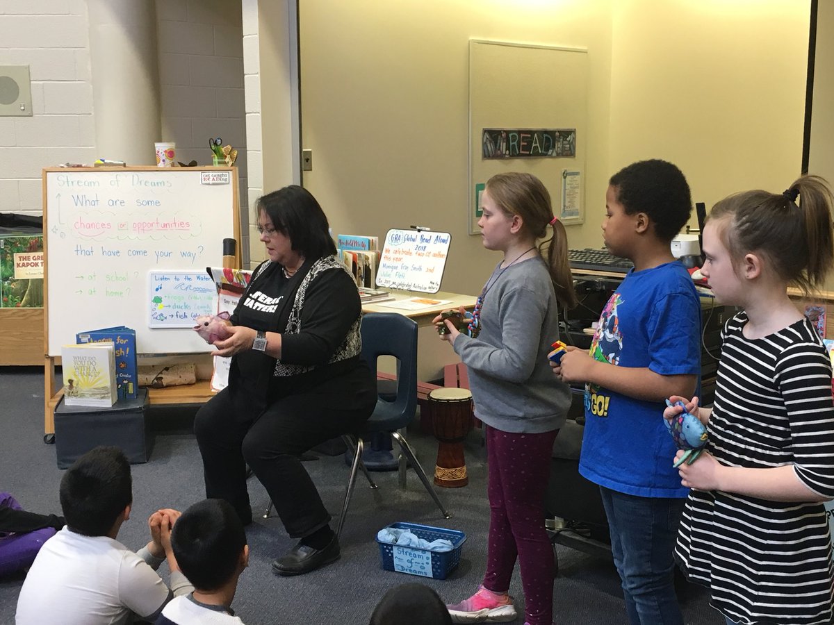 Miss_Deakin's tweet photo. We loved celebrating #GlobalReadAloud day yesterday @WilfridJuryPS ! Thank you to @CathieRose4 for the sing along and the read aloud story linked to #streamofdreams 💙📚🌎#readwolvesread https://t.co/eX0g3GuUGg