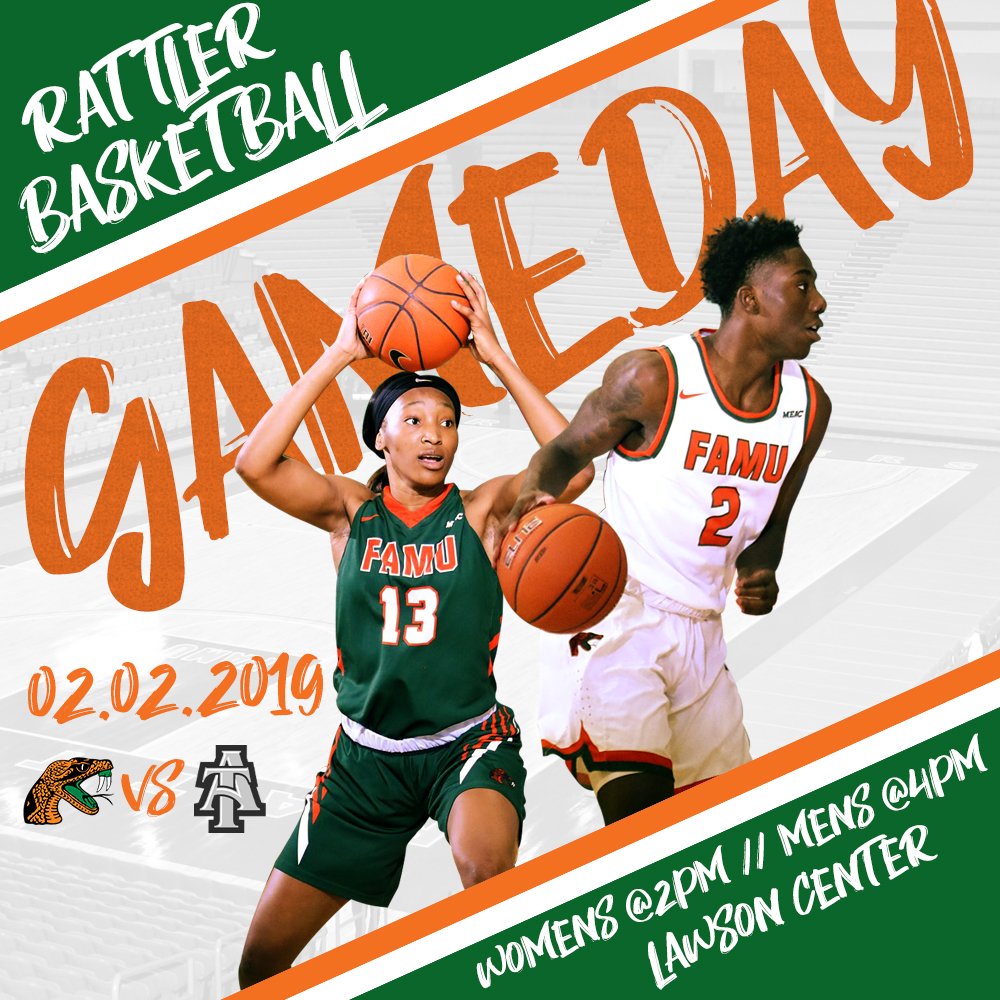 MandelaMade's tweet photo. Good luck to the Rattlers today! Creative and design by myself. Imagery from Tallahassee Democrat. @FAMUAthletics @famu_mbb @famuwbb https://t.co/zfFjRmx66d