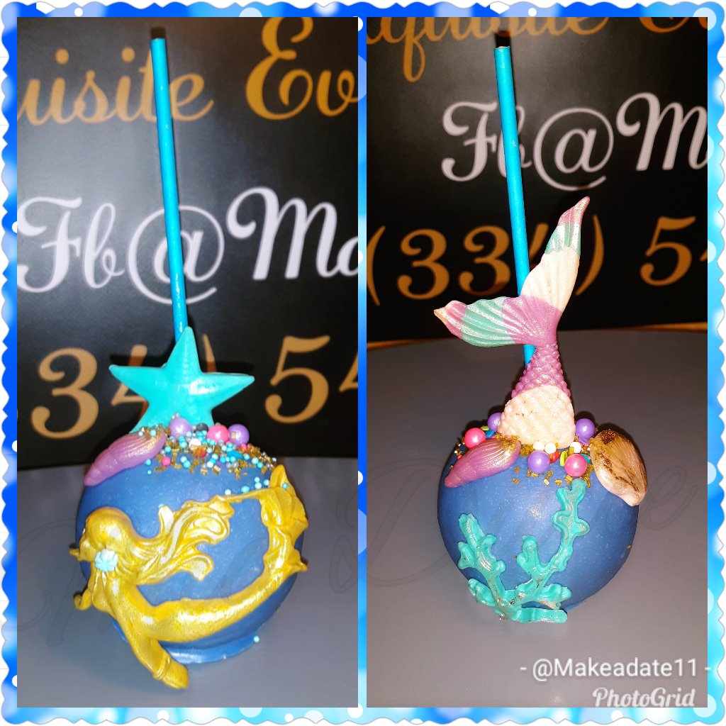 Make_A_Date's tweet photo. 3D Candy Apples #mermaids #candyapples https://t.co/ohpvDLDevZ