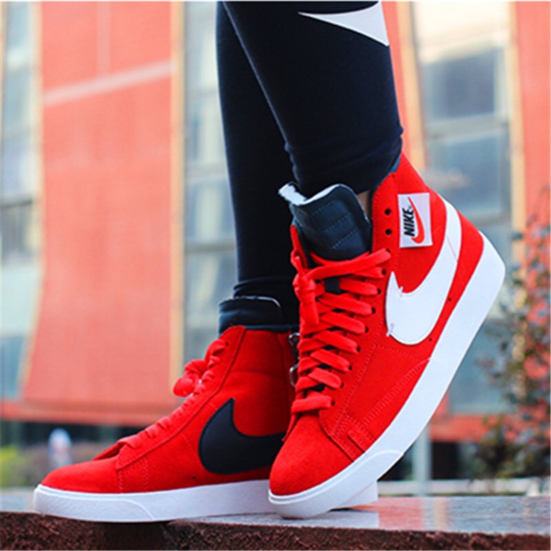 nike blazer mid rebel red