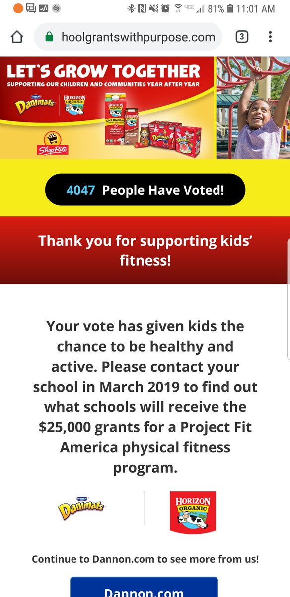 HTSDSuperBatlle's tweet photo. Retweet, Click and VOTE!!!! https://t.co/ljEShe66rL
I just casted my votes for the day for the #FitForGrice $25,000 fitness grant! #htsdStrong
It's your turn @WeAreHTSD! Please click the link above and take 30 seconds to vote for Grice Middle School!
@grice_htsd @ScottRRocco https://t.co/zHO3p8lv0I
