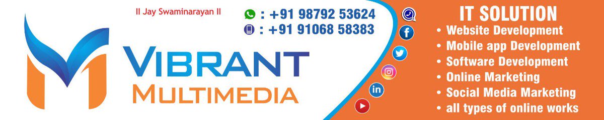 VibrantMultimed's tweet photo. #websitedesign #java #coder #python #softwaredeveloper #branding #engineer #linux #codinglife #programmers #marketingdigital #ui #ux #entrepreneur #startup #computerscience #google #c #advertising #instagood #agency #company #designer #contentmarketing #webdev #javascriptdevelope https://t.co/VA3YRKbpLx