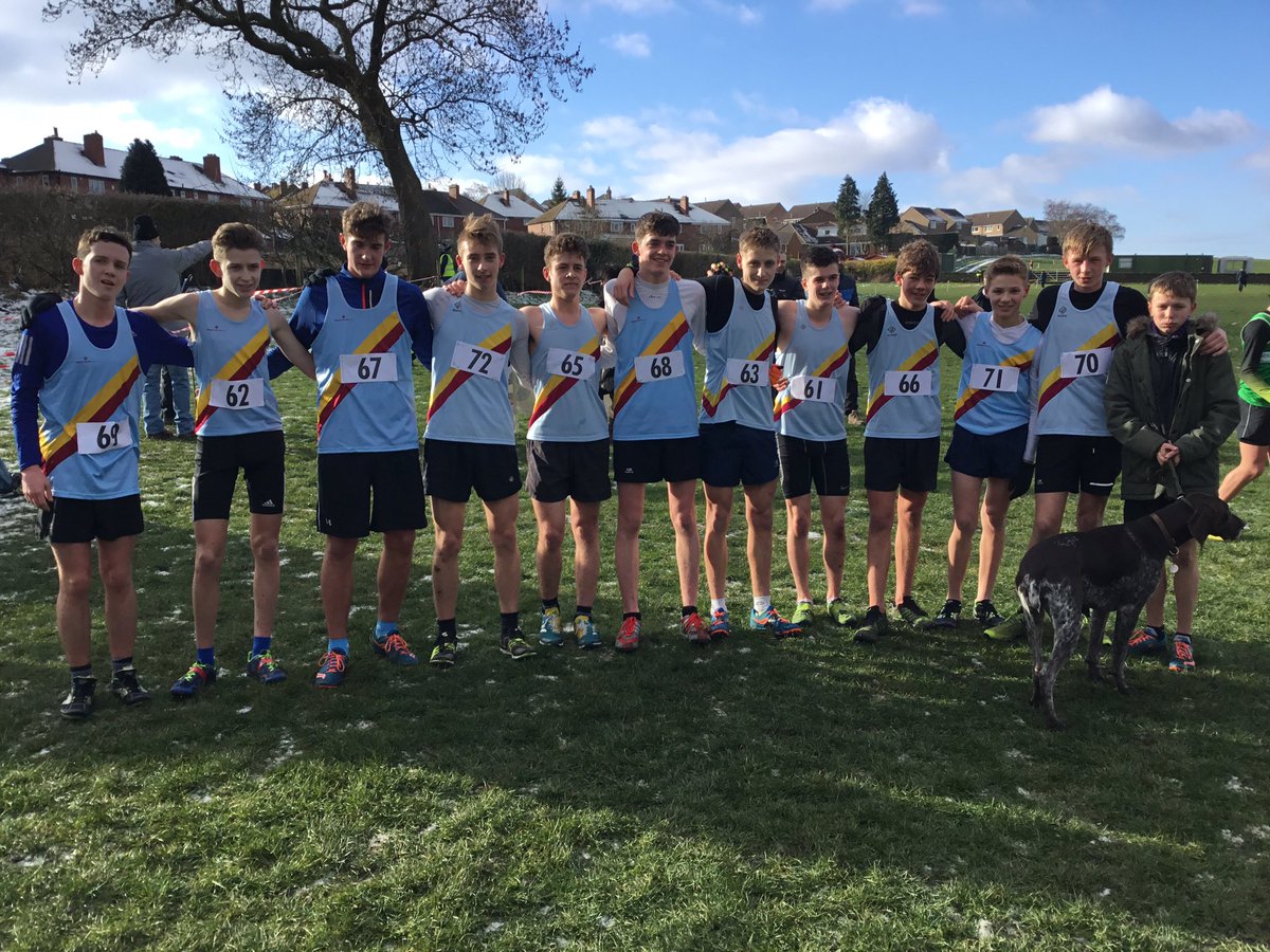 Blue skies this morning for the year 10/11 Sheffield schools cross country team.