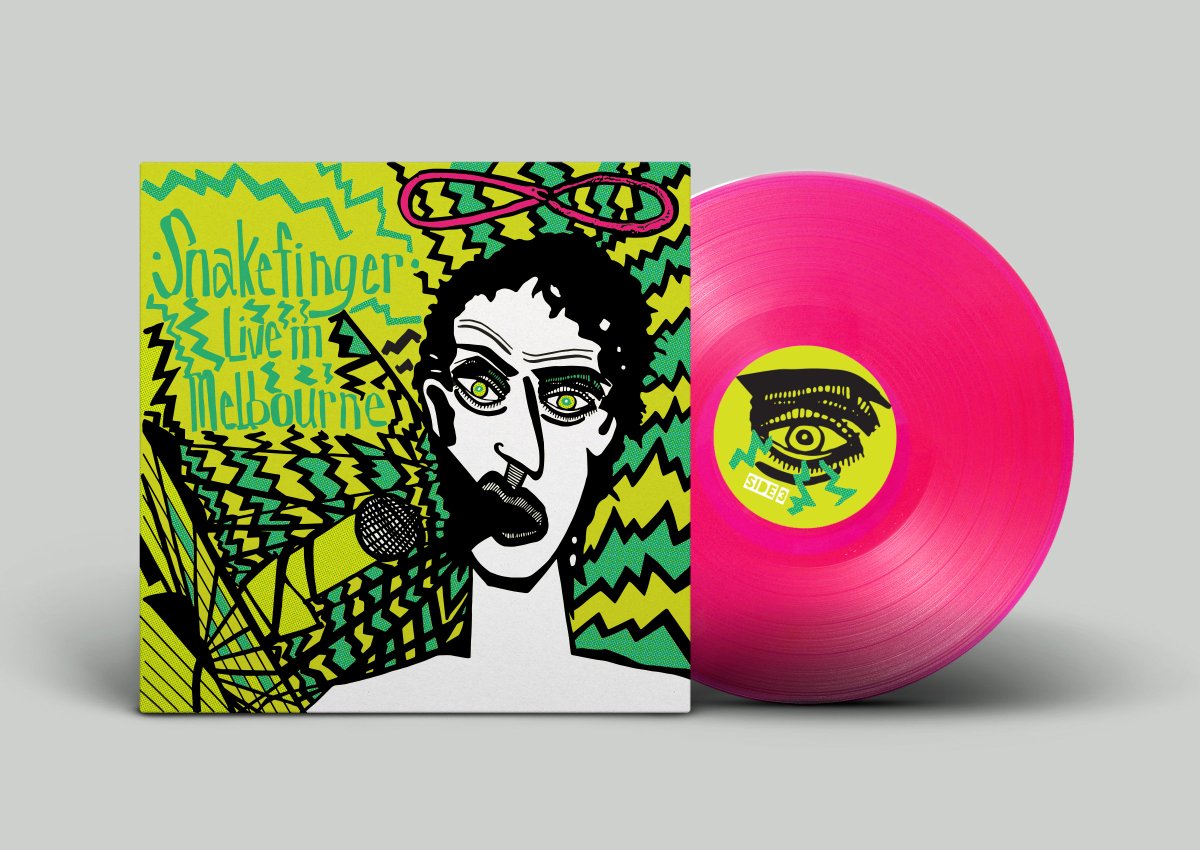 SecretRecordsWI's tweet photo. Snakefinger Live In Melbourne 1981 is now on VERY LIMITED Neon Magenta 3-sided vinyl. Reg version or hand-numbered version with the blank side covered with a great Screen Print design by #caseyhoward #theresidents #snakefinger #ralphrecords https://t.co/hcgvxeapne https://t.co/faC66AOxSz