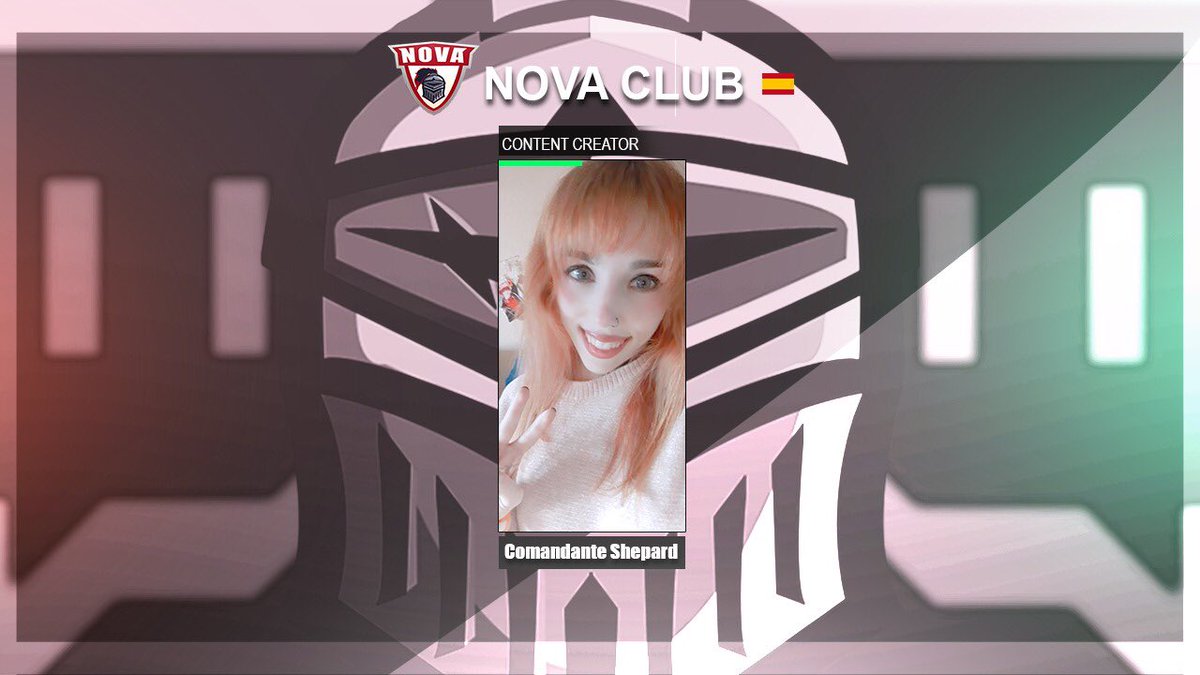 NovaaAcademy's tweet photo. Oficial:
Comandante Shepard “Shep” se incorpora al club como CREADORA DE CONTENIDO NINJA 👀.
Estamos encantados de que se haya unido a la familia de Nova☺️❤️.
¡Bienvenida a la familia Shep ❤️😍!
#EnjoyShep #NOVAISBACK
¡Que esto no pare chicos!
☺️❤️
@Fem_Shepard_ https://t.co/rka5Z98RQg