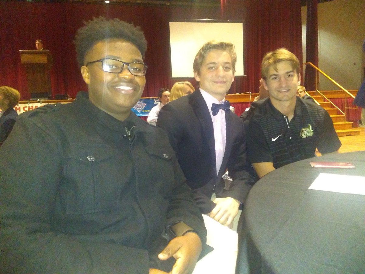 Had a fun  night at the Charlotte Hot Stove award Banquet with Southlake Christian's Rebellion award Finalist Joe Haney (Davidson College Committed). Supported by teammate Derek Farley and brother Josh Haney (UNCC- 18' Hot Stove player of the year runner up)