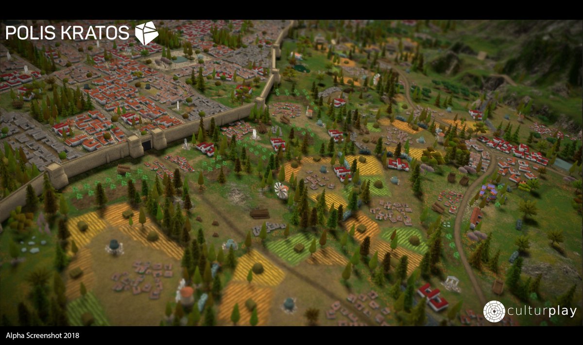 Excited to reveal first alpha screenshots of "Polis Kratos Athens", an awarded historical 4Χ strategy game, in development by <a href="/culturplay/">Culturplay</a> 
We are almost sure about the map's look and feel #screenshotsaturday