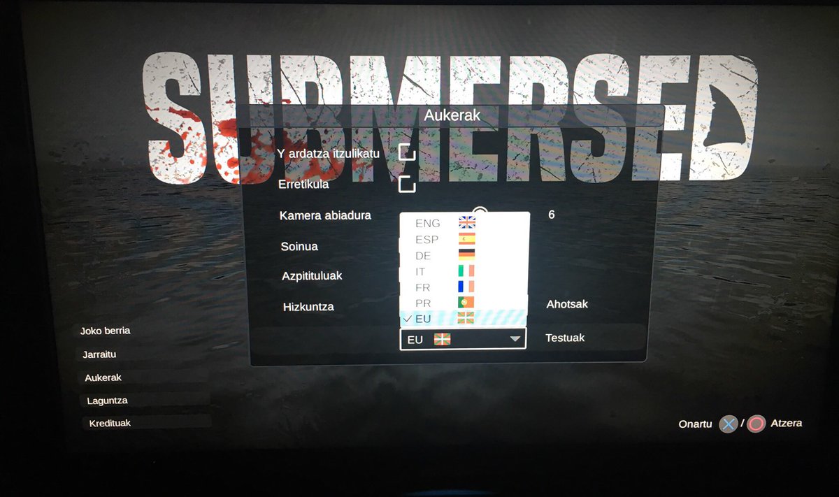 MainLoopGames's tweet photo. #Screemshotsaturday!
#Submersed in 7 languages!
#English, #Spanish, #German, #Italian, #French, #Portuguese and #Basque!
#Espaรฑol #Deutsch #Italiano #Frances #Portuguรชs #Euskera
@PSTalents @BizkaiaEmpresa @BizkaiaEmprende
#gamedev #indiegames #indiegame #game #devsfromspain https://t.co/BTRDuj71va