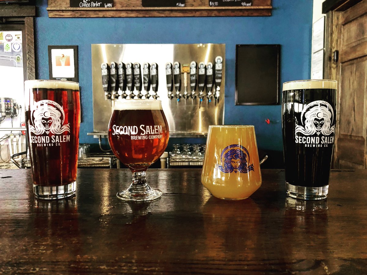 secondsalem's tweet image. Need a reason to stop in and see us today? Here are four... 
#craftbeer #ssbc #thewitchesarein #secondsalem