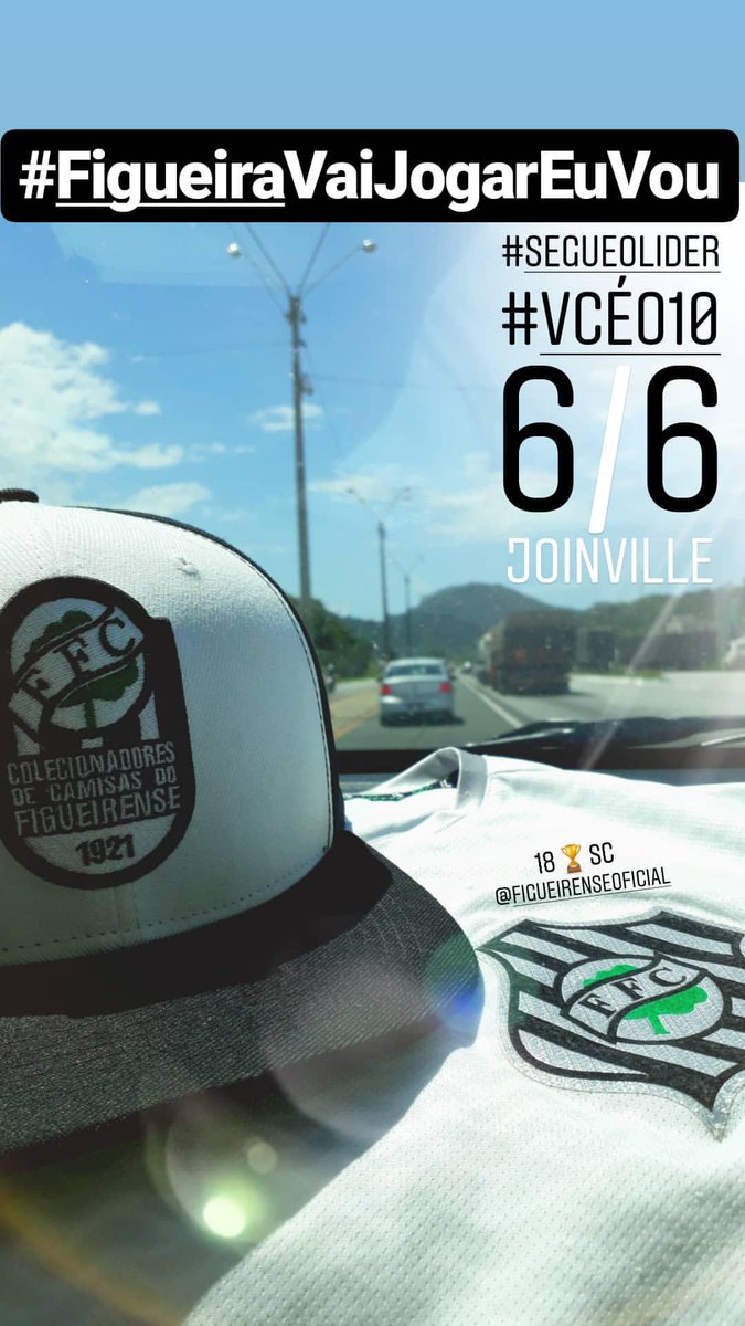 Partiu Joinville!!! 6/6 🏁

#FigueiraVaiJogarEuVou
#Vcéo10

<a href="/FigueirenseFC/">Figueirense FC</a> <a href="/radiofigueira/">Rádio Figueira</a>