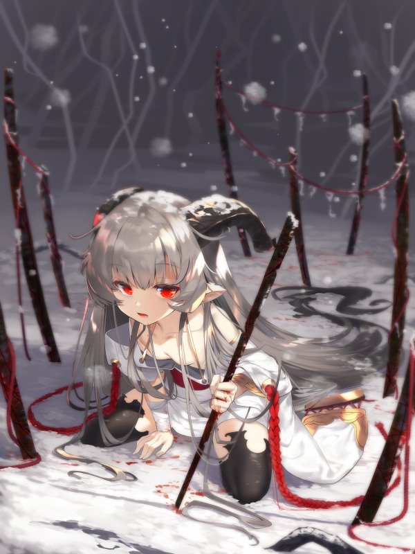 「#深夜のひっそり落書き生存報告的な何か明日早いのでいつも通りツイッターには途中の」|待蔵のイラスト