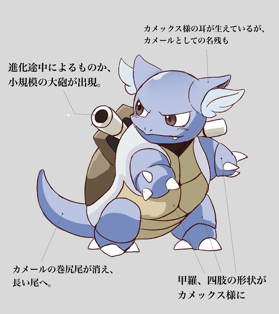 銀舎利 航青 こうせい 9 19 21 00配信 進化性形態異常のカメールを描いてみました 銀舎利 航青 こうせい 9 19 21 00配信 進化性形態異常のカメールを描いてみました