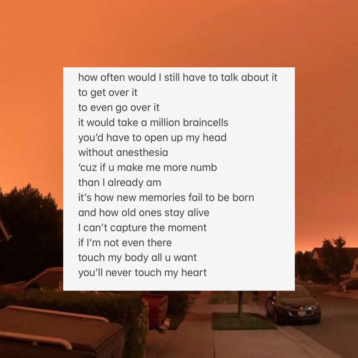 BitsOfNaaz's tweet photo. something i wrote about something i feel. 🦕 (it took me some courage to post one of my poems as they’re always kind of sad and i hate pity comments bc i just want to share my art nothing more) https://t.co/HtZlh5cGKn