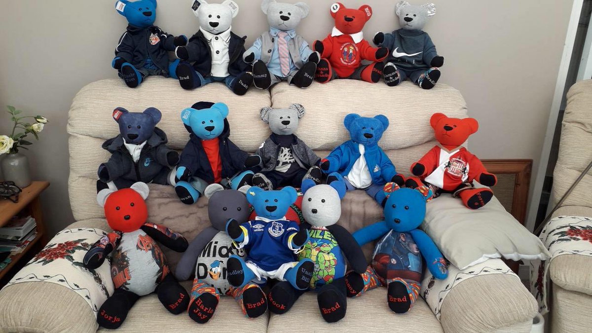 How amazing are these memory bears made out of Brad’s clothes for the people closest to him. 

Massive Thank You to Lesley from Cassop memory bears for her amazing talent.

#memorybears #treasuredmemories #amazing