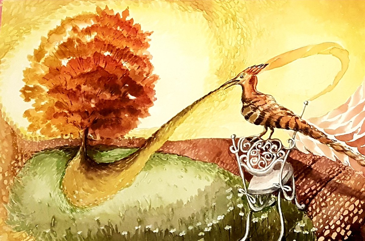 AomFarida's tweet photo. "Autumn prelude"
30.5 Γ 45.7 watercolor work.
Original.
Details, details and again details!
#painting #paintings #fallpainting #autumnstyle #autumnbird #birdpainting #watercolours #aquarella #drawing #colors #artist #artforsale #gift #giftidea #shippinginternationally #artdeco https://t.co/7fGxWyAl5R