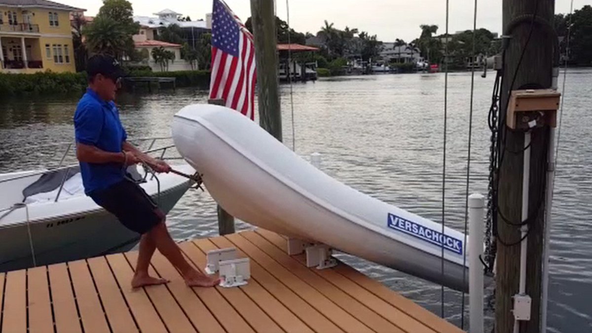 inflatable dinghy cradles