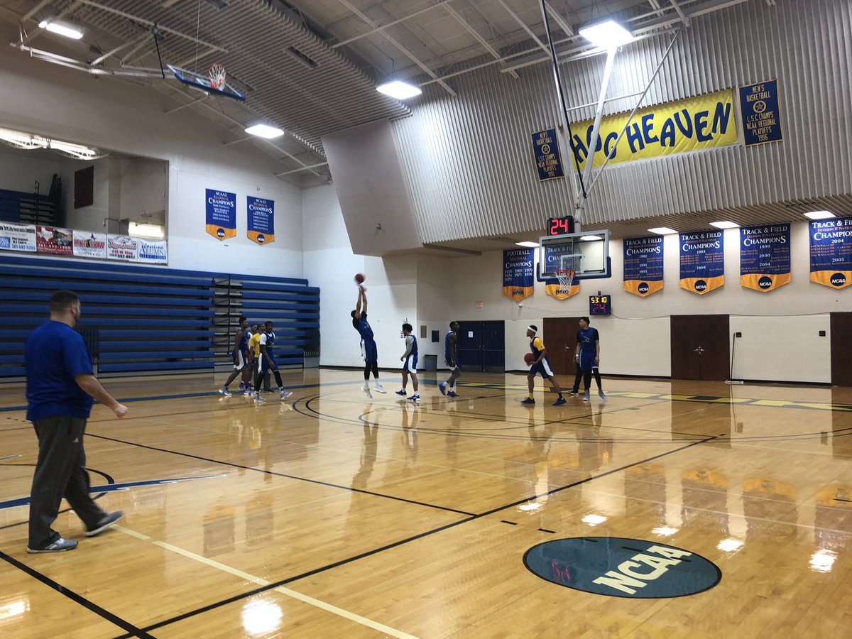 JavelinaMBB's tweet photo. Throwback Day at the Hog Heaven. Pre game shoot around before the highly anticipated matchup against Tarleton State at the SPEC. #TheJavelinaWay #BeatTarleton https://t.co/5Y7adQiqXo
