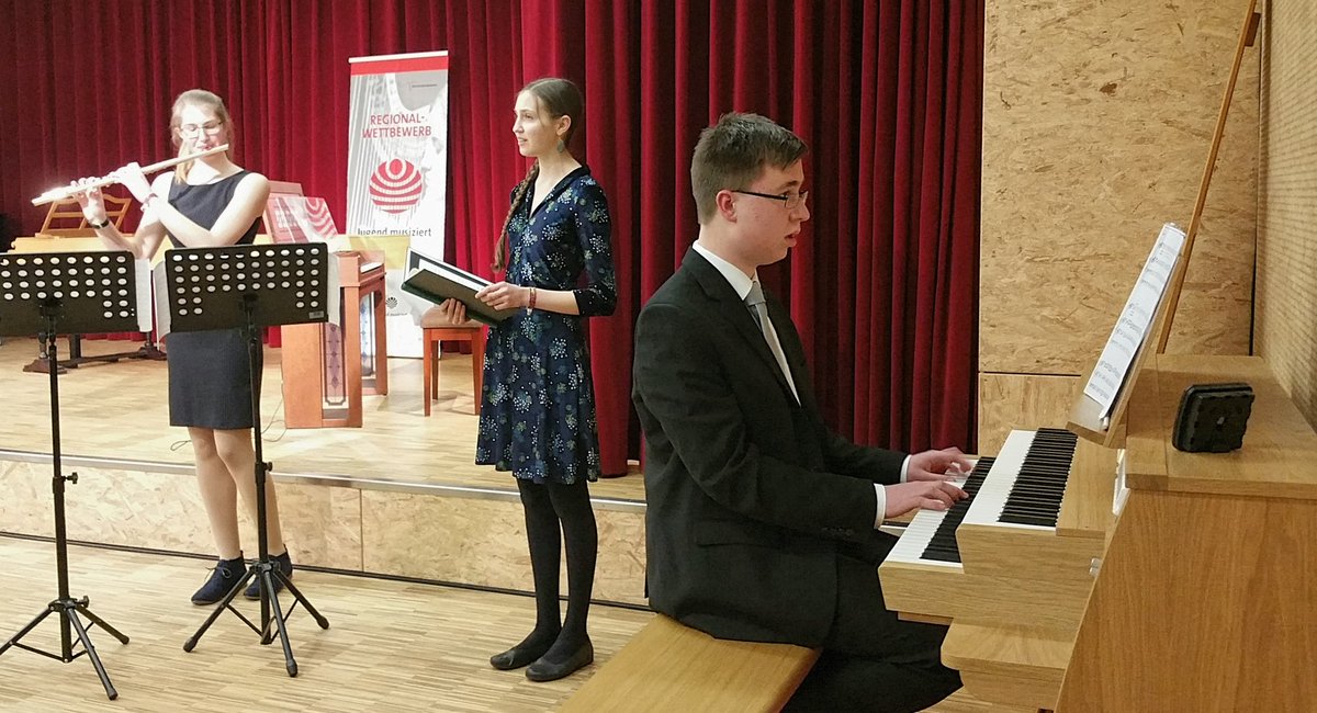 Lutz_Franke's tweet image. Ensemble Alte Musik beim Regionalwettbewerb #JugendMusiziert in #Salzwedel #Altmark #Musik #Gesang #Orgel #Querflöte