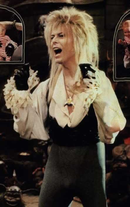 A Bowie film wouldn’t be complete without a nod towards Labyrinth. It’s Nick Cave as Jareth the Goblin King.