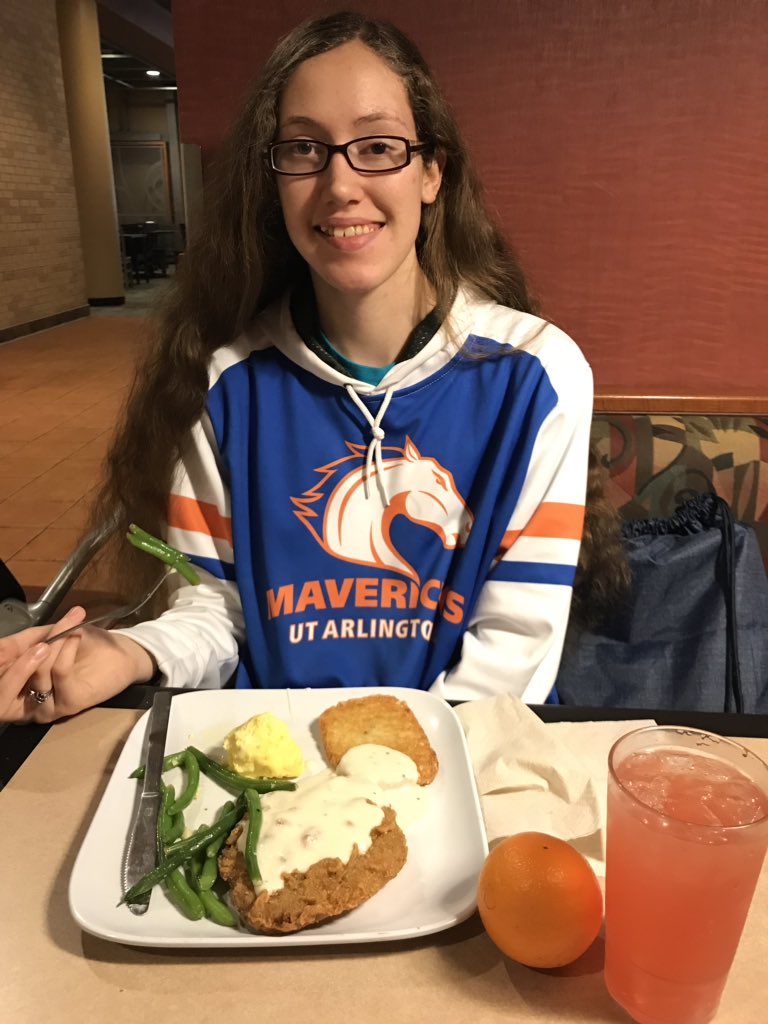 BeachBumTX_ML's tweet photo. I think she is going to love this place🤪 #maverickexperience #UTA #yummyfood @4Ever_Artistic https://t.co/d7xPycYqBa