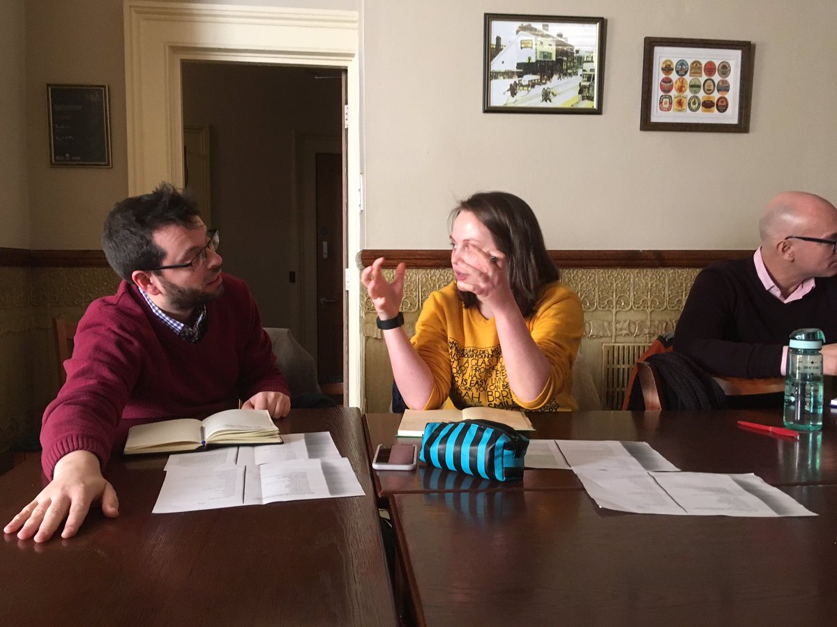 TraceyStreet's tweet photo. FAB work from my directors today. They are a joy to work with- intelligent, insightful, energetic, creative &amp; they have a good sense of humour - that goes a long way! #DirectingTraining #Birmingham  #TrainingMatters #PartTimeClasses https://t.co/c35nWxme4n