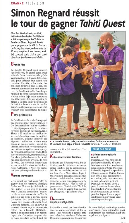 daviddu42's tweet photo. bravo à la famille de @SimonLfauit #tahitiquest @gulli @Progres_Roanne https://t.co/cNSjnawYX6
