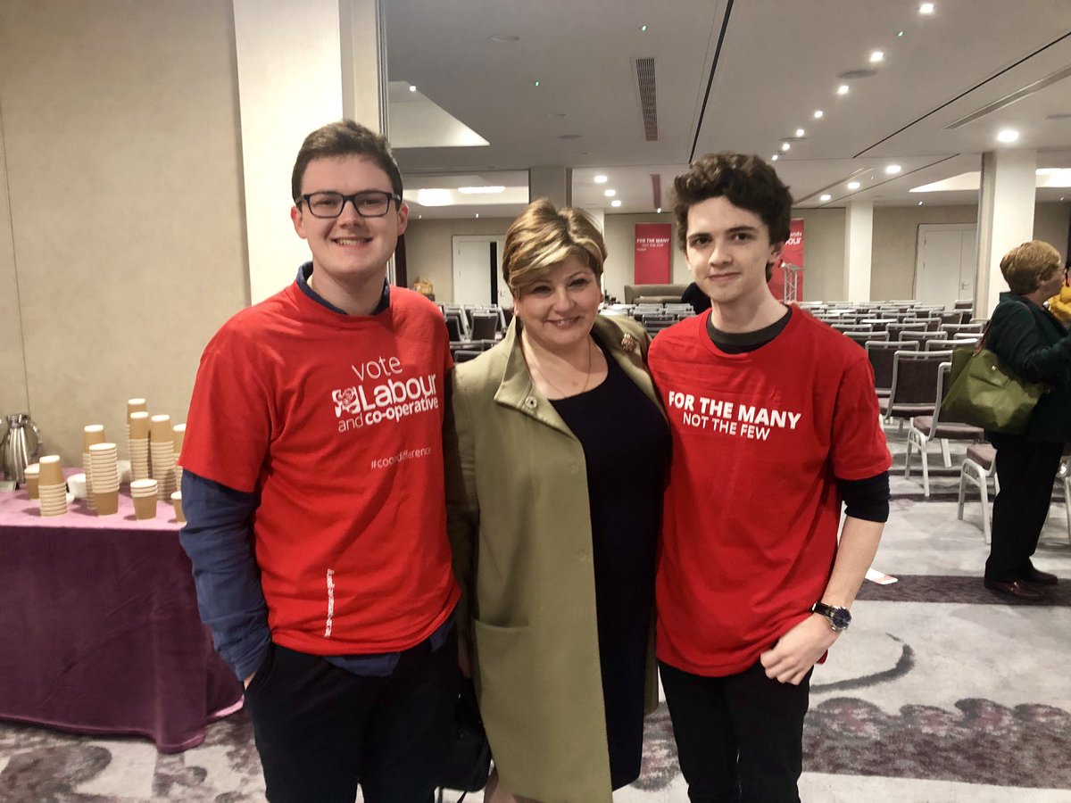 labouruon's tweet image. .@DMULabSoc and @UoN_Labour team up again, meeting @EmilyThornberry at #EMLab19