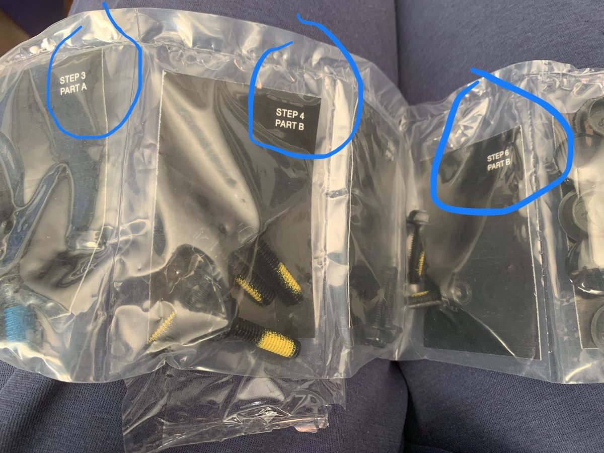 Jmillsapps's tweet image. Just bought a new office chair. I’ve never been so impressed by assembly instructions. Even the connectors were marked by step and part. #SomeAssemblyRequired #GoodDocumentation #DIY