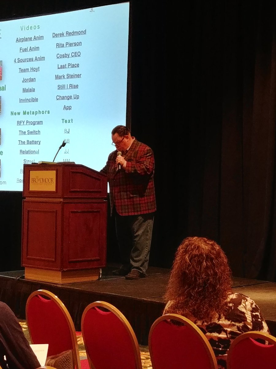 Christian Moore doing another great presentation at Courage to Risk! All about resiliency! <a href="/WhyTry/">WhyTry</a> #CTR2019