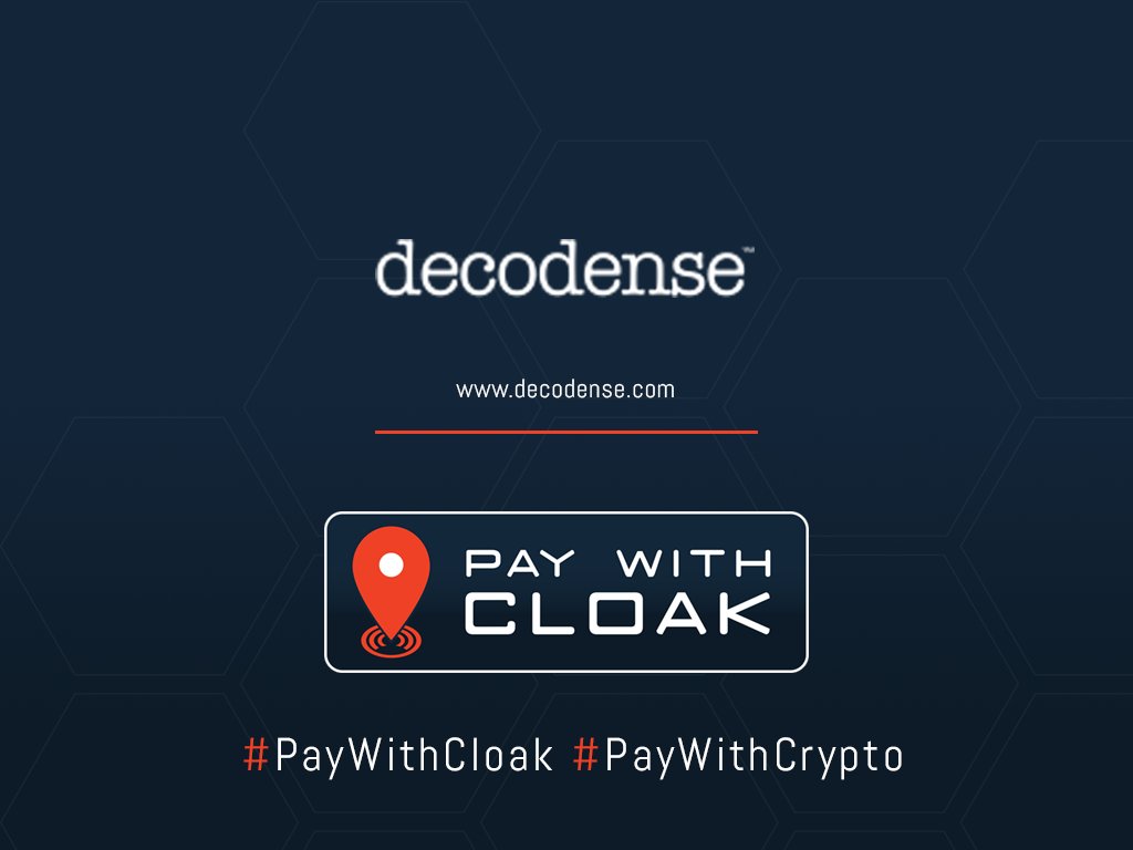 fuckeverycrypto's tweet photo. We're proud to announce that Decodense an online store for modern home furniture accepts @CloakCoin as a payment method!
🛋️ https://t.co/FwGfAHpM6Y
#CloakCoin #PayWithCloak #PayWithCrypto #Decodense #Furniture #Cryptoshop #CryptoAdoption #CryptoFurniture #Coinpayments #BYOB https://t.co/VtzpTVk84S