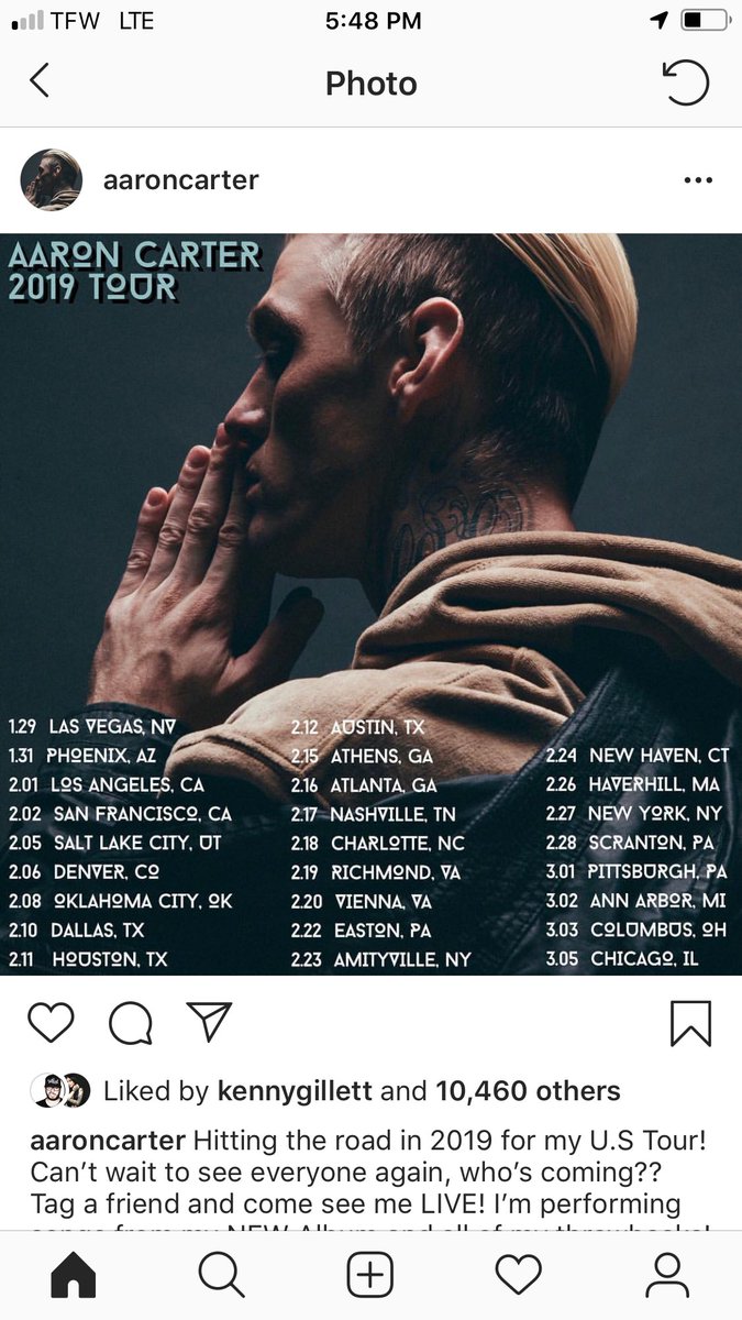 Aaronators4Life's tweet image. Guys @aaroncarter is out on tour !! Get your tickets!!