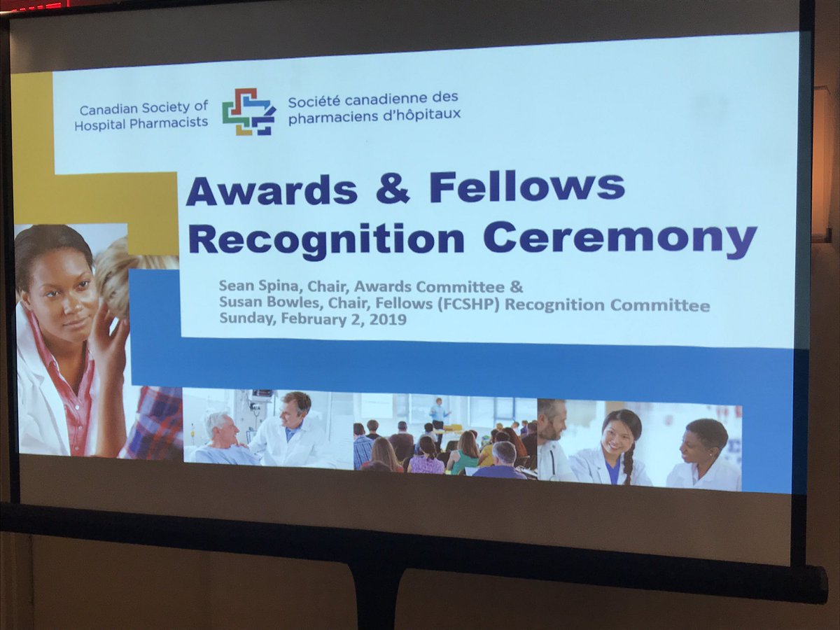 SeanSpinaRx's tweet photo. #CSHP19 excited to emcee the CSHP National awards ceremony tonight! https://t.co/WQeylFtzPz