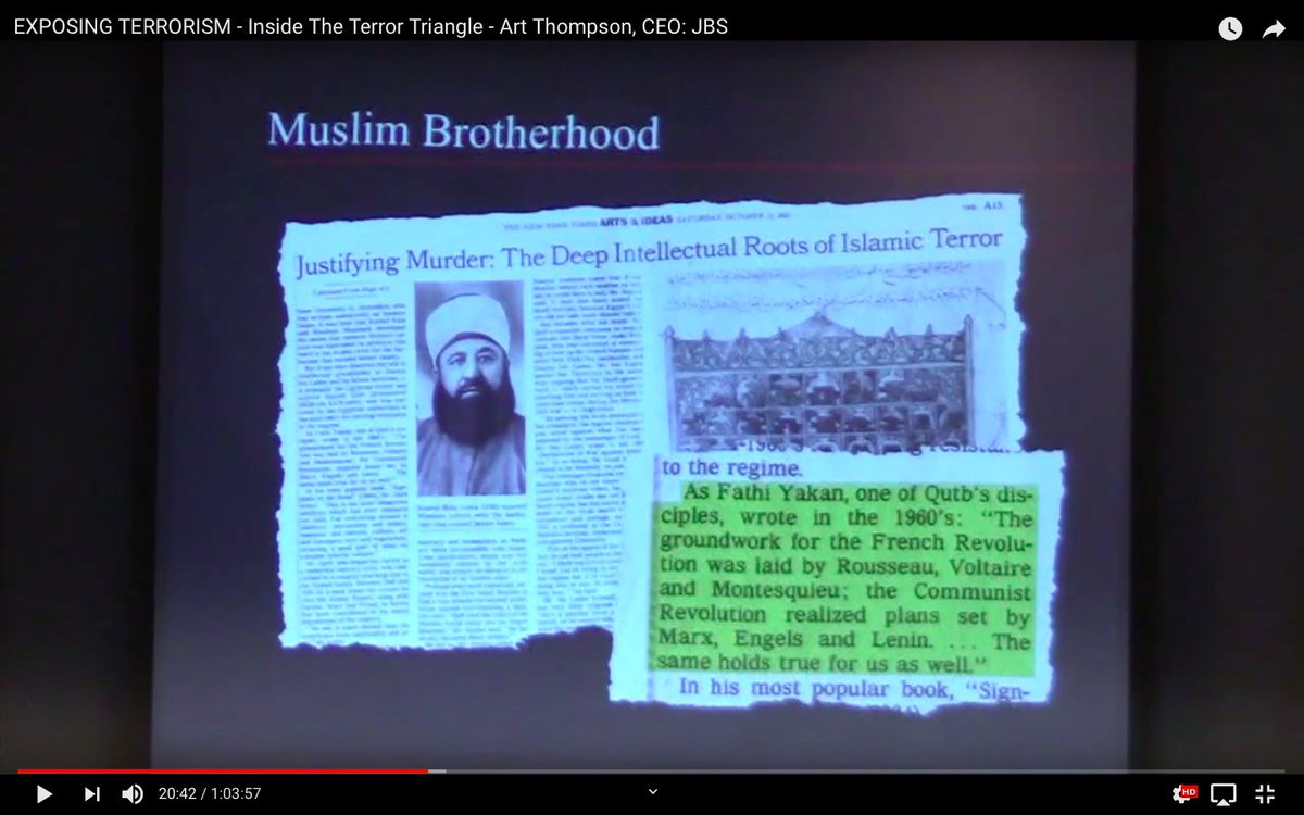 “Exposing Terrorism: Inside the Terror Triangle,”Muslim Brotherhood - Communist Roots of  #Islamism