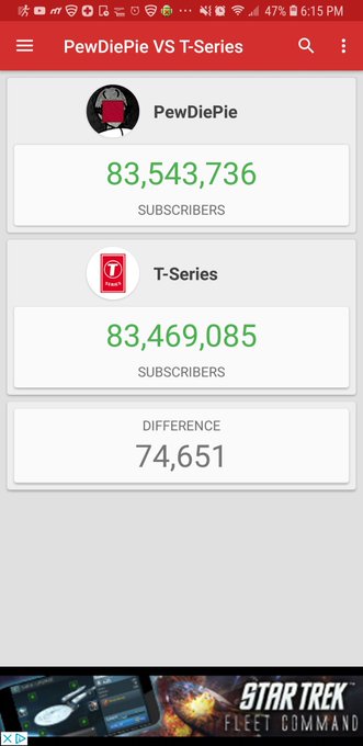 EVERYONE GO #SUB TO @pewdiepie WE CANT LET THEM WIN https://t.co/ovDdYpVqNa<a href="/tag/sub"class="tags">#SUB</a><a class="tags" target="_blank" title="On Twitter" href="/?out=eyJ0eXAiOiJKV1QiLCJhbGciOiJIUzUxMiJ9.eyJpYXQiOjE3MjY1MTMzNjIsImlzcyI6InR3cG9ybnN0YXJzLmNvbSIsIm5iZiI6MTcyNjUxMzM2MiwiZXhwIjoxNzU4MDQ5MzYyLCJyZWRpcmVjdF91cmwiOiJodHRwczovL3R3aXR0ZXIuY29tL3Bld2RpZXBpZSJ9.kwZJ9Kide3wmn3XZ4KVLJam6gA16UEp5Pa8UvKO3FRQRrzRjwpCP2NCkyXD0oSwd8o6RSLohchqURSN6fgRH3A">@pewdiepie</a>