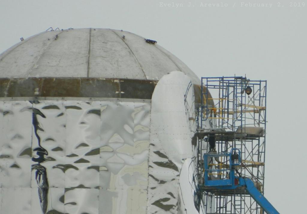 JaneidyEve's tweet photo. #Starship Update!
It's raining today!
I love #SpaceX they will take humanity to the next level! https://t.co/LUmKpnwdmF