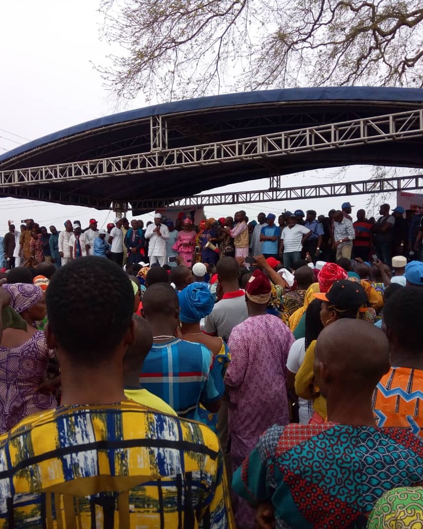Bankole2019's tweet photo. Pictures from the Ogun West Senatorial District campaign flagoff rally. The people of Ogun West have spoken and we hear them loud and clear. 

Eni to le se lo kan! Bankole ni o, Bankole ni jare! 
ADP is the party! 

#DB4Ogun2019 https://t.co/B7SbcIw9er