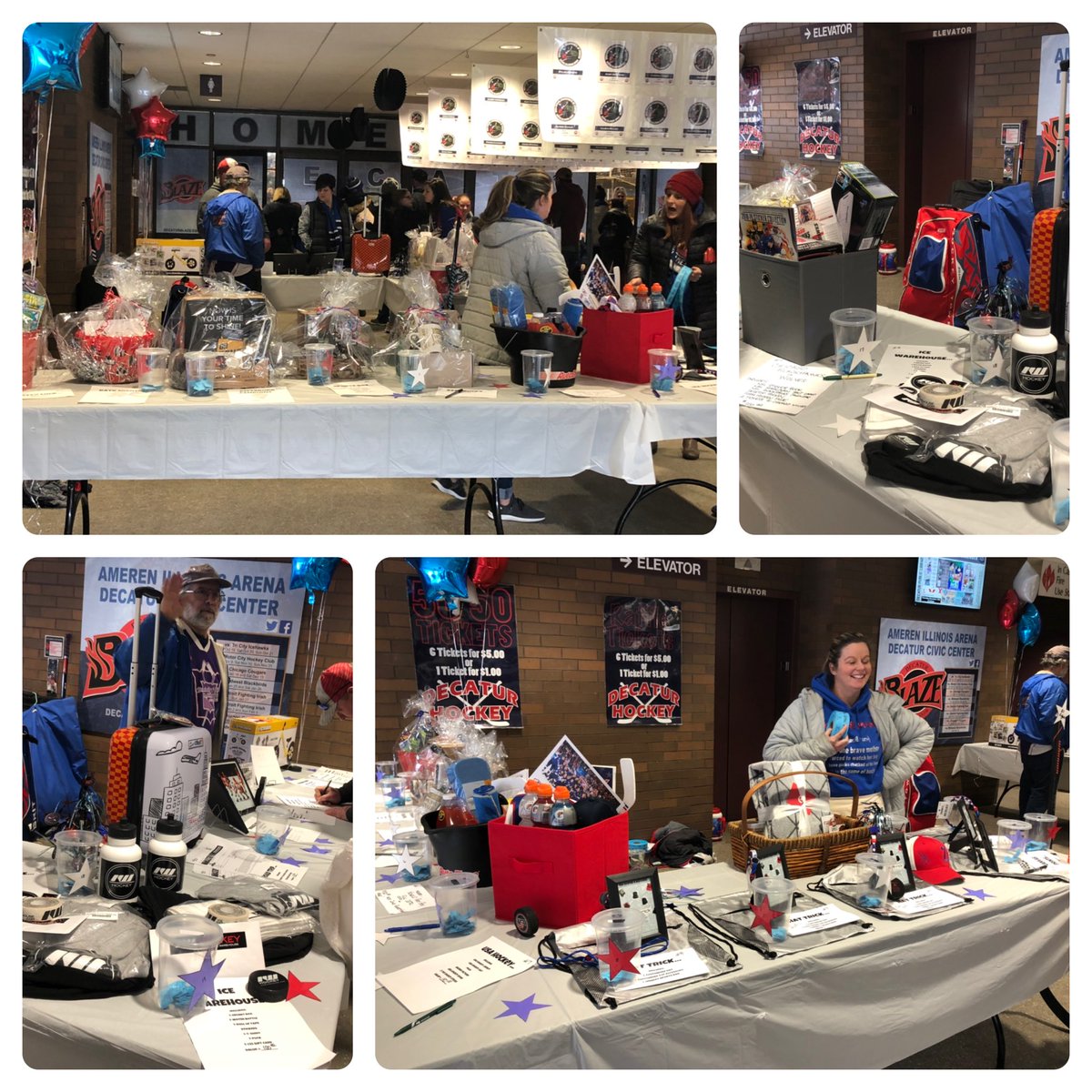 DecaturHockey's tweet image. 29th Annual Tournament of Friends raffle and silent auction are underway! Get your tickets and bids in by 5:59pm. Winners will be determined at 6pm!