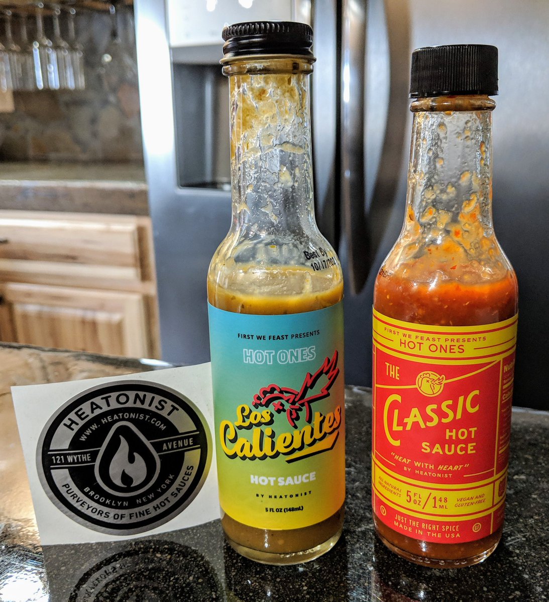 TyJSimm's tweet image. Bravo to @firstwefeast @Heatonist @seanseaevans and everyone else involved in these terrifically delicious sauces! 🤤😓🥵