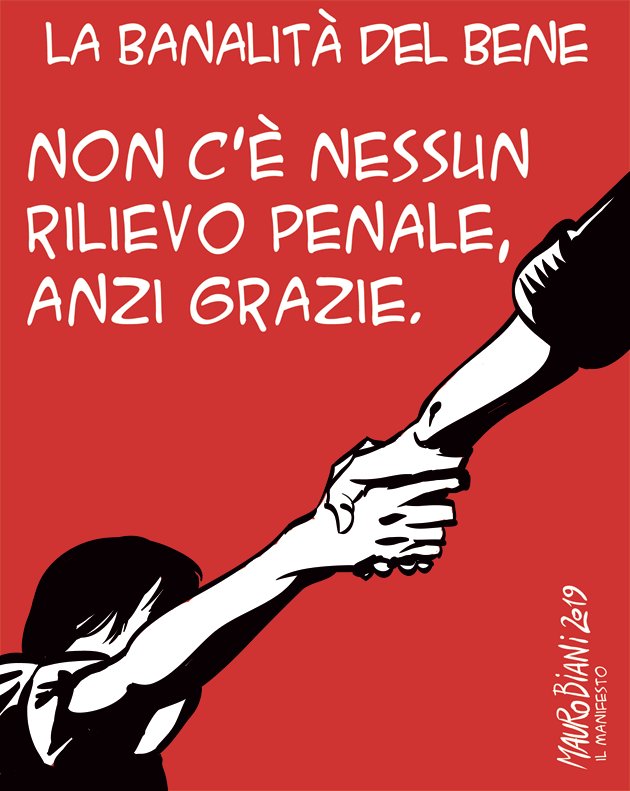 #SeaWacht3 #solidarietà La banalità del bene. Per <a href="/ilmanifesto/">il manifesto</a> <a href="/SeaWatchItaly/">Sea-Watch Italy</a>