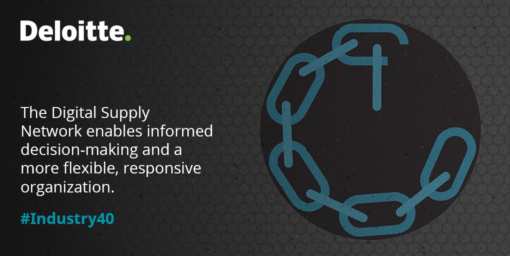 Deloitte's tweet photo. #Industry40 has unlocked ample solutions for #digitalsupplychain networks. But the C-suite is yet to take full advantage of the possibilities. More in our latest blog. https://t.co/rSS36eyXgM https://t.co/JOryn0cpYP