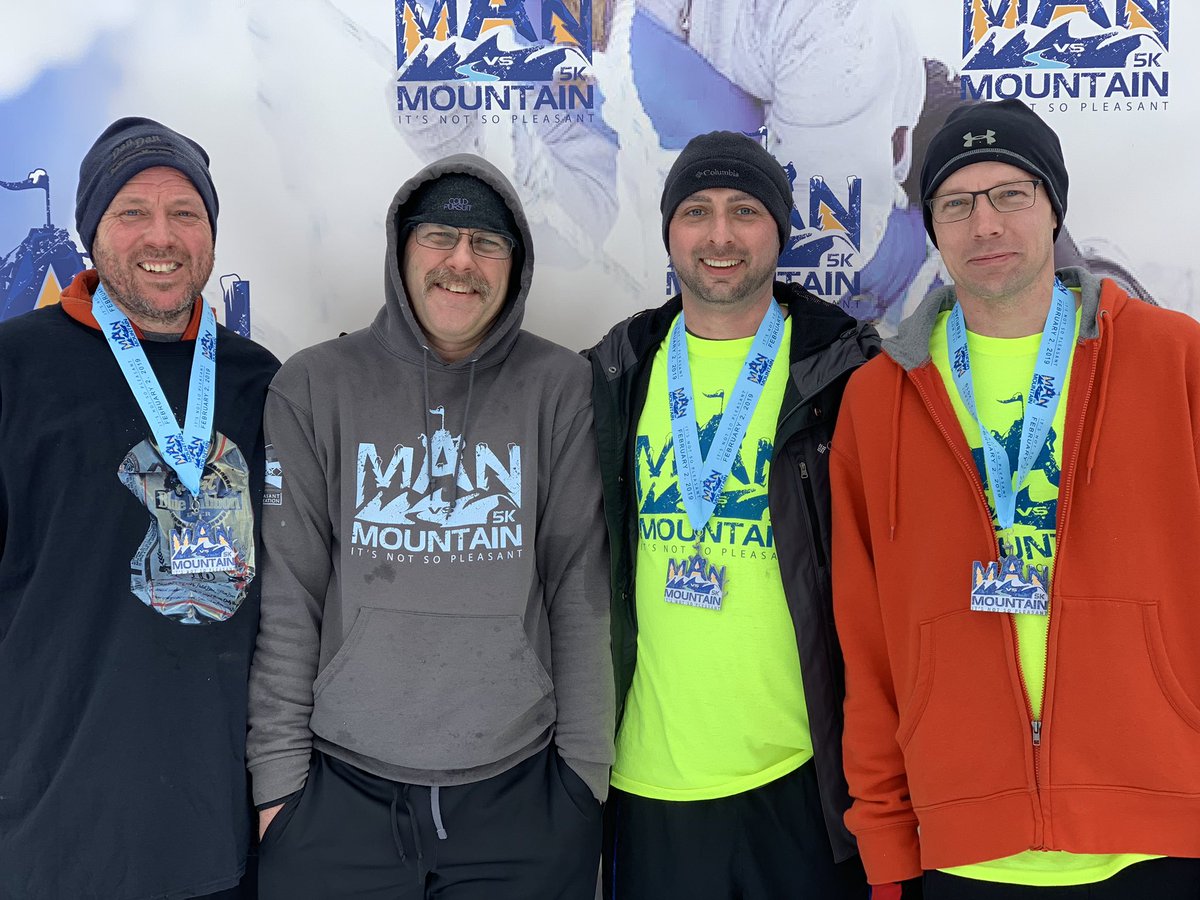 W8MGM's tweet photo. @crowdermusic 28 today, was -38 two days ago with windchill. Perfect temps for Man vs Mountain race. https://t.co/xOM3wSAyVC