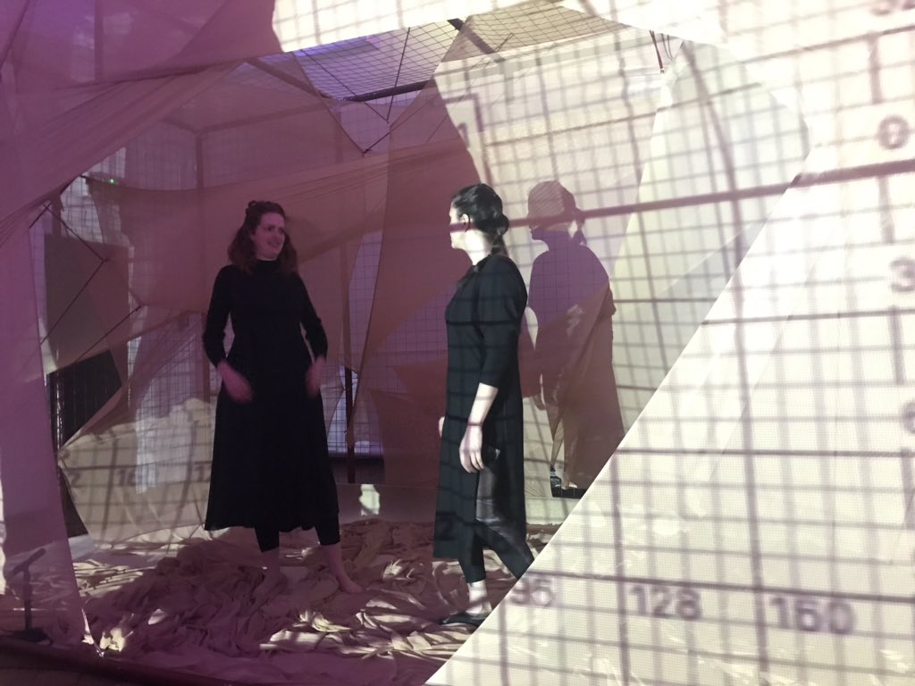 lucapaci's tweet photo. @beawareprod new show written by @MeltemArikan  #ybrain #kargakar is beautiful and moving. Do not miss it! #rehearsal #cymraeg #Turkish https://t.co/F2e44QfFjK