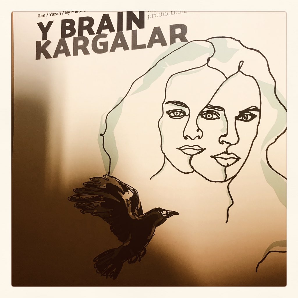 lucapaci's tweet photo. @beawareprod new show written by @MeltemArikan  #ybrain #kargakar is beautiful and moving. Do not miss it! #rehearsal #cymraeg #Turkish https://t.co/F2e44QfFjK