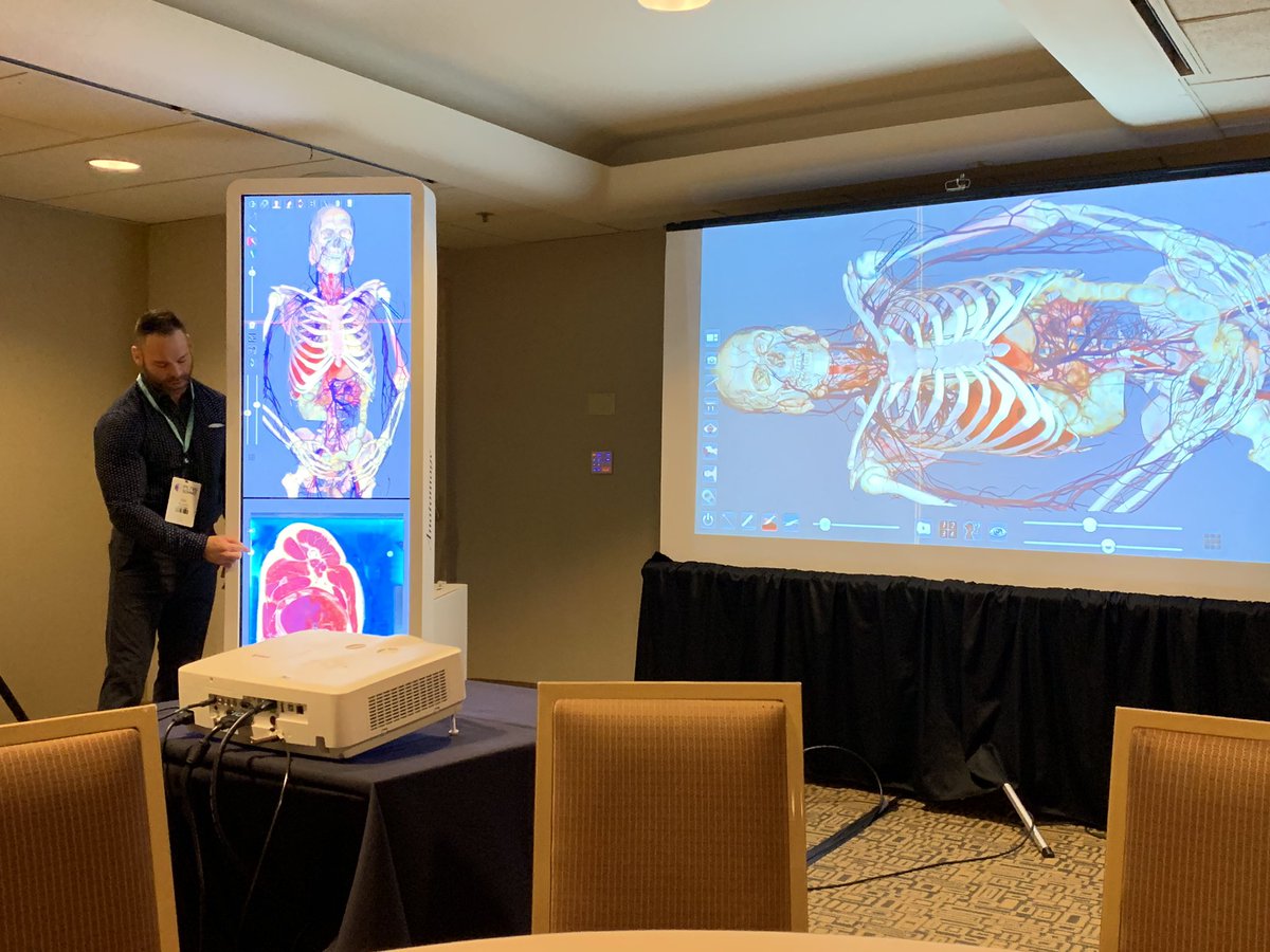 TBauerDCP's tweet photo. Who is going to buy me, @FlanBioWCHS and @rlovescience an Anatomage table? Takers?! Haha. One day, ladies! 😂 https://t.co/dKJFX5qeiY