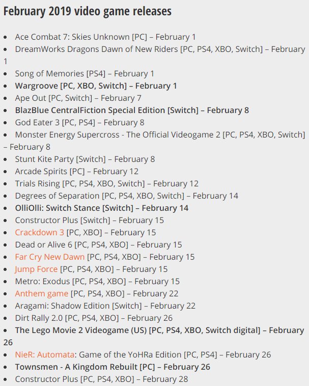 LOTS of new games coming out this month, which one are you looking forward to the most?